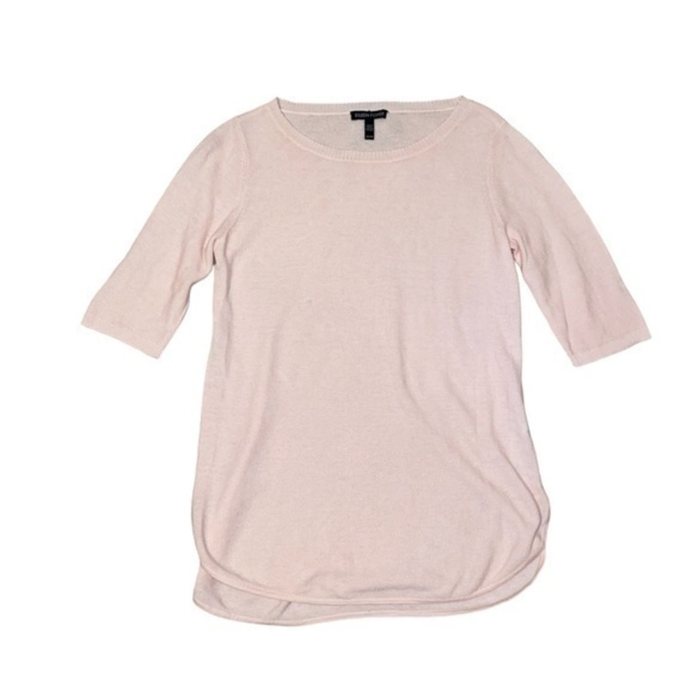 Eileen Fisher light pink sweater